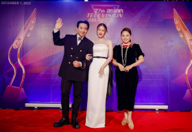 Trấn Thành, Lê Giang, Uyển Ân, Wren Evans ‘sải bước’ ấn tượng trên thảm đỏ Asian TV Awards