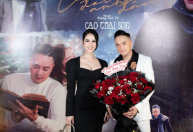 Cao Thái Sơn ra mắt MV mới tại biệt thự triệu USD, nhạc sĩ Nguyễn Văn Chung đến chúc mừng