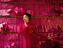 Hoa hậu Khánh Vân duyên dáng áo dài, tâm sự cuối năm trong bộ ảnh Tết