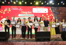 Trao quà Tết cho 500 em nhỏ có hoàn cảnh khó khăn bị ảnh hưởng bởi Covid-19