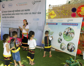 Roche Việt Nam trao tặng 2 hệ thống lọc nước sạch hỗ trợ trẻ em tại Quảng Ngãi