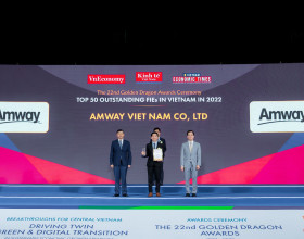 Amway Việt Nam được vinh danh là doanh nghiệp FDI tiên phong trong lĩnh vực chuyển đổi số