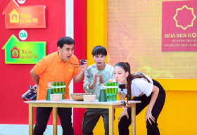 Hoàng Thùy, Tuấn Dũng ‘lăn xả’ mang về 105 triệu đồng tặng các em nhỏ mồ côi