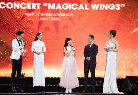 Khánh Vân ‘Mắt biếc’ tái xuất nổi bật tại sự kiện