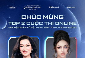 Lộ diện top 2 cuộc thi Online Hoa hậu Hoàn vũ Việt Nam 2023