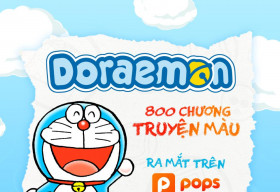POPS lần đầu phát hành truyện tranh Doraemon bản màu phiên bản kỹ thuật số