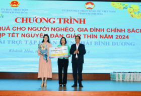 IPPG tặng 3.000 suất quà Tết cho người nghèo, gia đình chính sách  tỉnh Khánh Hòa