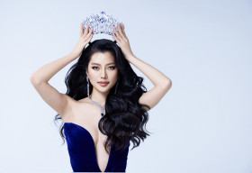 Á hậu Hoàng Nhung rạng rỡ bên chiếc Tiara – Miss Cosmo Vietnam 2023