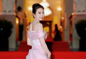 Cao Mỹ Kim rạng rỡ dự Lễ bế mạc Liên hoan phim Quốc tế TP.HCM