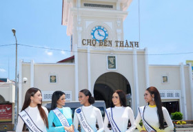 Xuân Hạnh cùng dàn thí sinh Miss Cosmo 2024 khám phá đường phố TP.HCM
