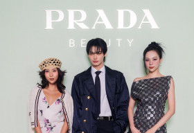 Quỳnh Anh Shyn, Phí Phương Anh sánh vai cùng Win Metawin tại sự kiện Prada Beauty