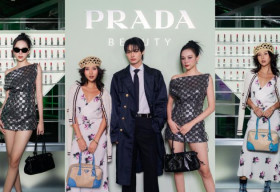 Quỳnh Anh Shyn và Phí Phương Anh tham dự Prada Beauty tại Malaysia
