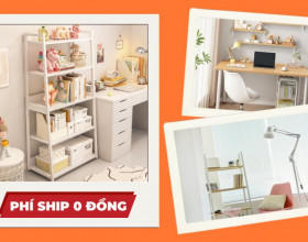 Nội thất bỗng bớt cồng kềnh nhờ deal xịn với phí ship 0 đồng từ siêu sale Shopee 7.7