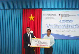 Ra mắt phi dự án ‘Giáo dục nhằm tăng cường kiến thức và kỹ năng bảo vệ sức khỏe tinh thần cho học sinh’