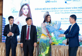 Hoa hậu Xuân Hạnh chính thức là Đại diện hình ảnh Văn hóa Du lịch tỉnh Ninh Bình