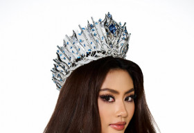 Hoa hậu Xuân Hạnh rạng rỡ trong thiết kế lấy cảm hứng từ ngày sinh của mình