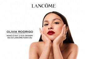 Lancôme bổ nhiệm Olivia Rodrigo làm đại sứ thương hiệu toàn cầu