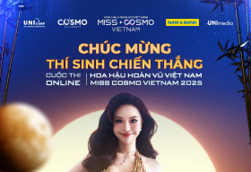 Nguyễn Thị Thùy Vi giành chiến thắng tại cuộc thi online Miss Cosmo Vietnam 2025