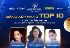 Lộ diện top 10 cuộc thi online Miss Cosmo Vietnam 2025