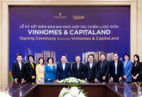 CapitaLand Development hợp tác chiến lược cùng Vinhomes và ra mắt dự án trị giá 800 triệu đô