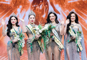 Trâm Anh đăng quang Hoa hậu Trái Đất Việt Nam 2025