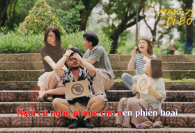 Hồng Đào, Tuấn Trần hát karaoke truyền tải nội quy rạp chiếu cho khán giả