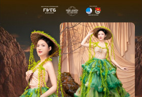 Nhiều trang phục tái chế ấn tượng tại Miss Earth Vietnam 2025