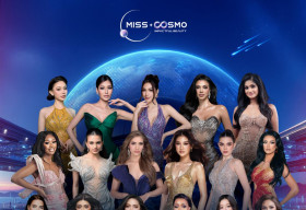 16 hoa hậu quốc tế đến Việt Nam tham dự họp báo khởi động Miss Cosmo 2025