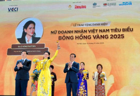 CEO Lê Hồng Thủy Tiên – Nữ lãnh đạo IPPG được vinh danh Top 10 ‘Bông Hồng Vàng Việt Nam 2025’