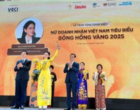 CEO Lê Hồng Thủy Tiên – Nữ lãnh đạo IPPG được vinh danh Top 10 ‘Bông Hồng Vàng Việt Nam 2025’
