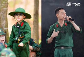Rapper nhí Xệ Xệ bất ngờ xuất hiện tại Sao Nhập Ngũ 2025