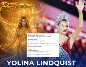 Miss Cosmo 2025 Yolina Lindquist góp mặt trong Top 10 Mỹ Nhân Đẹp Nhất Năm 2025