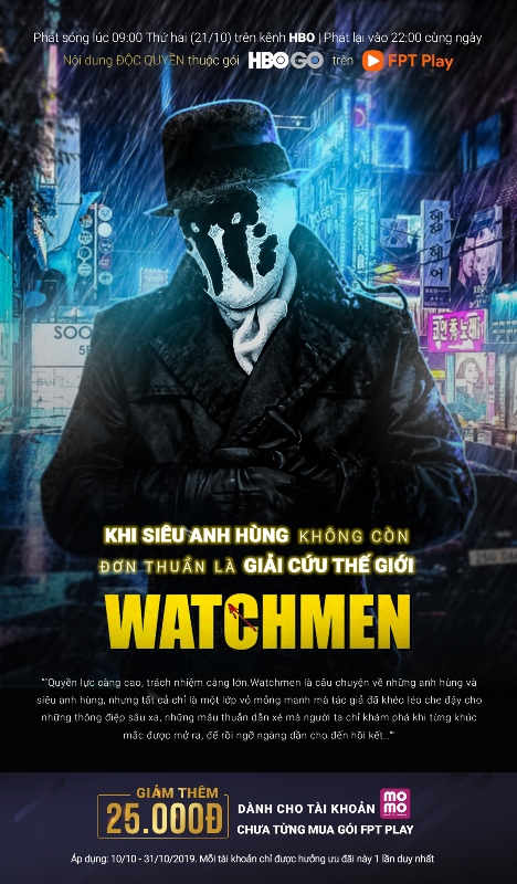 Poster Watchmen: Con át chủ bài mới của HBO GO sau Game of Thrones