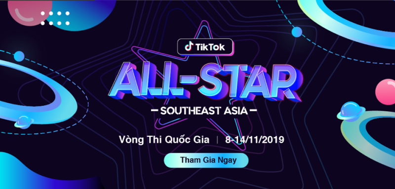 All star 2 30 ngôi sao sẽ đại diện Việt Nam tham dự vòng loại khu vực Ngôi Sao TikTok Đông Nam Á 2019