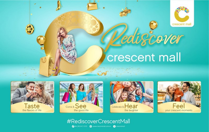 RediscoverCM KV Crescent Mall thay đổi diện mạo mới, hứa hẹn lay động mọi giác quan khách hàng