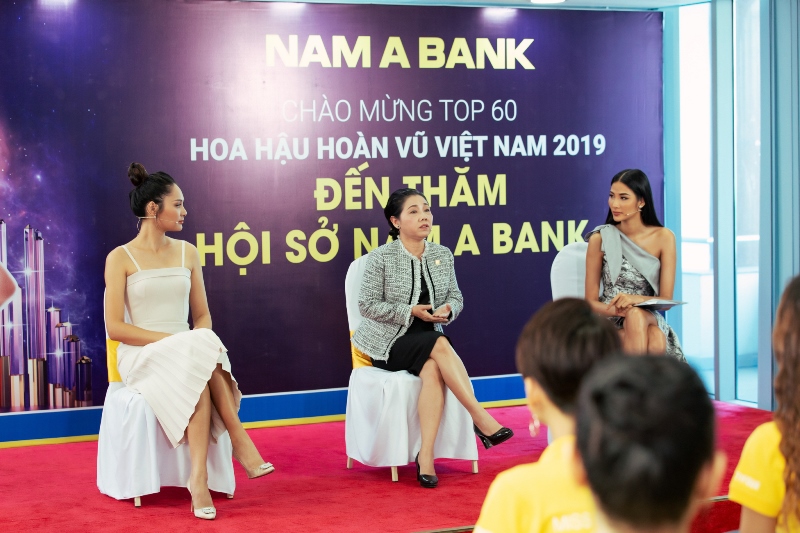 Tap 5 Toi La Hoa Hau Hoan Vu Viet Nam Top 60 den tham Nam A Bank 10 Copy Tập 5 Tôi là Hoa hậu Hoàn vũ Việt Nam 2019 đầy cảm xúc với các dự án cộng đồng ý nghĩa