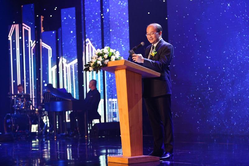 Ông Roy Kho Tổng lãnh sự Singapore tại Thành phố Hồ Chí Minh phát biểu tại sự kiện CapitaLand Việt Nam kỷ niệm 25 năm, hỗ trợ 25.000 đô la Singapore cho các trường CapitaLand Hope