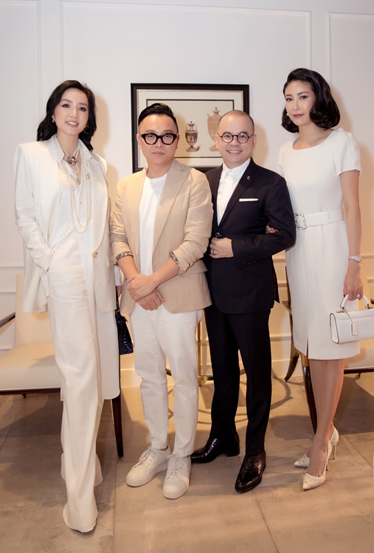 nam pho xinh 3 Hoa hậu Hà Kiều Anh, Giáng My và NTK Công Trí dự tiệc trà của doanh nhân Nam Phố Xinh   