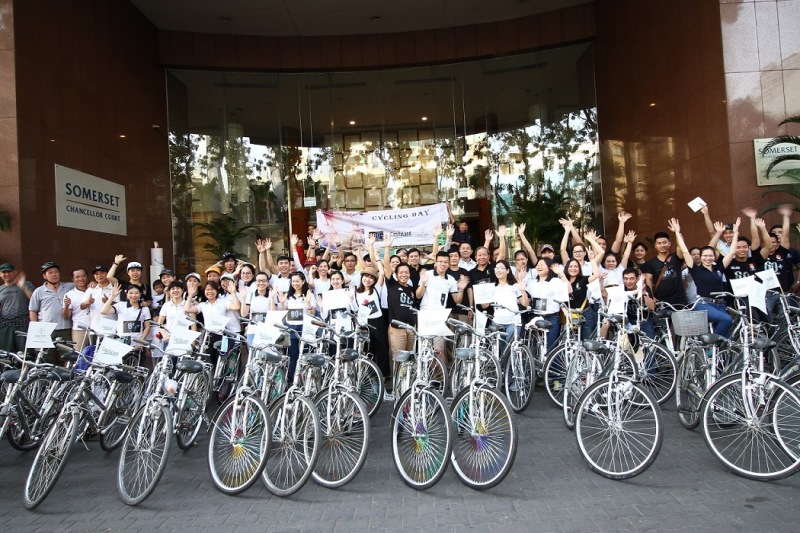 Ngày hội đạp xe thường niên Cam kết bảo vệ môi trường Ascott kỷ niệm 25 năm hoạt động tại Việt Nam, cam kết xây dựng tương lai bền vững hơn