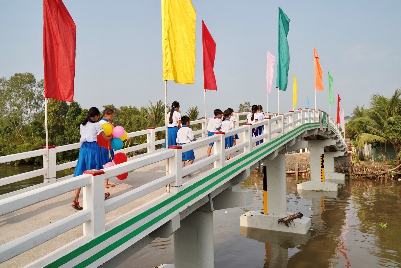 cầu Phú Thạnh A 4 Khánh thành công trình cầu Phú Thạnh A tại Long Hồ, Vĩnh Long