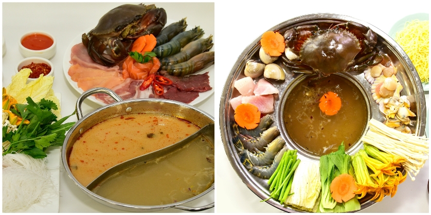 Thai hotpot Seafood hotpot Lãng mạn Lễ Tình Nhân tại khách sạn Windsor Plaza