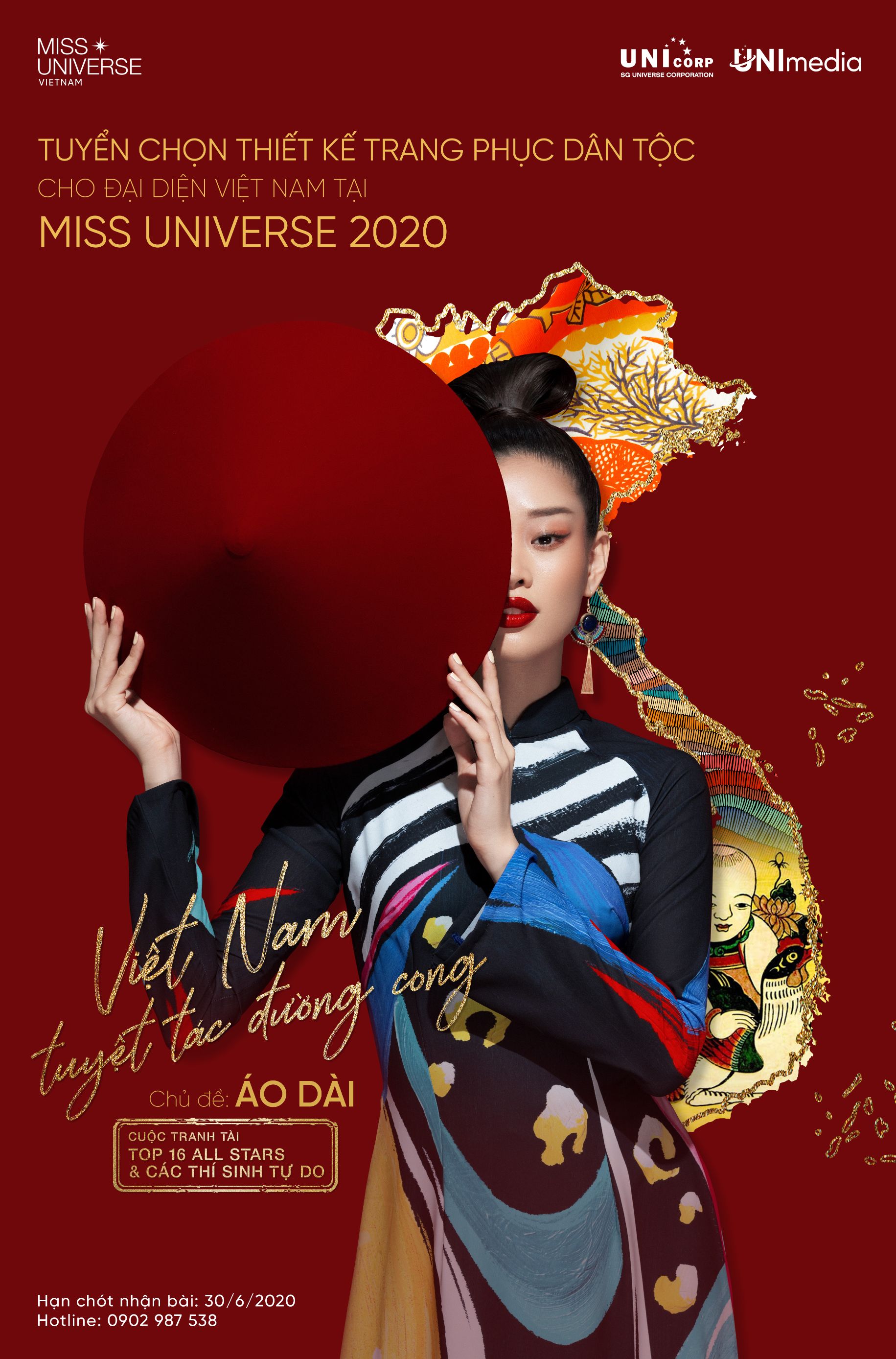 Khoi dong cuoc thi tuyen chon trang phuc dan toc 2020 Đại diện Việt Nam sẽ mặc Áo dài chinh chiến Miss Universe 2020