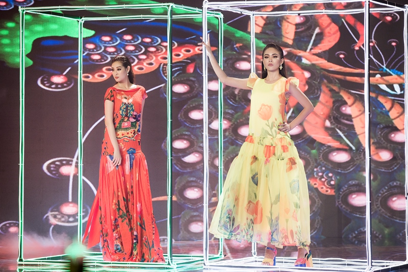Hoa hau Khanh Van 24 1 Hoa hậu Khánh Vân tái xuất sàn diễn thời trang sau nửa năm đăng quang
