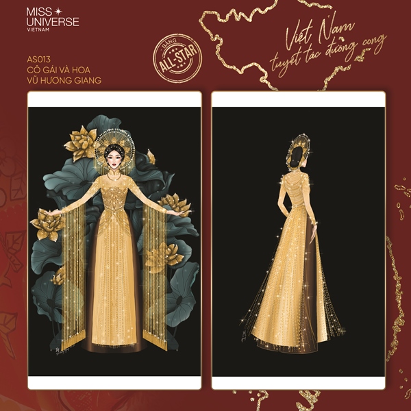 AS013 Tác giả Nàng Mây và Hồn Việt trở lại cuộc thi thiết kế trang phục dân tộc của Miss Universe 2020