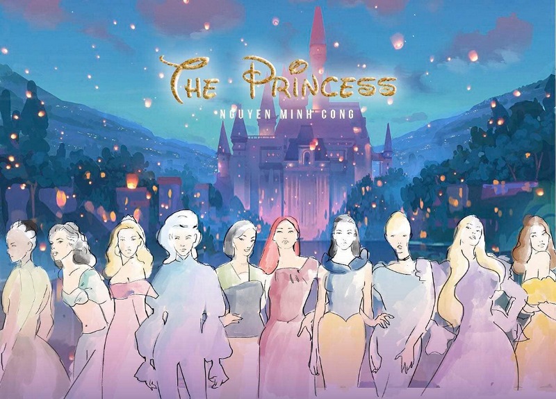 Bật Mí poster 10 công chúa Nguyễn Minh Công chính thức công bố show 5 năm làm nghề mang tên The Princess