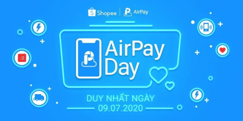 ví AirPay Shopee mua sắm trực tuyến Giảm ngay 100K cho người dùng ví AirPay, duy nhất lúc 0h01’ ngày 09/07 tại Shopee