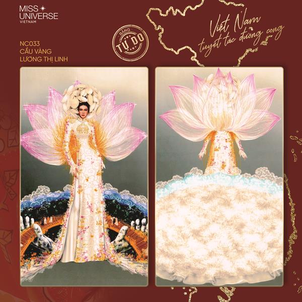 NC 09 Cau Vang Công bố Top 16 Bảng Tự Do cuộc thi thiết kế trang phục dân tộc tại Miss Universe 2020