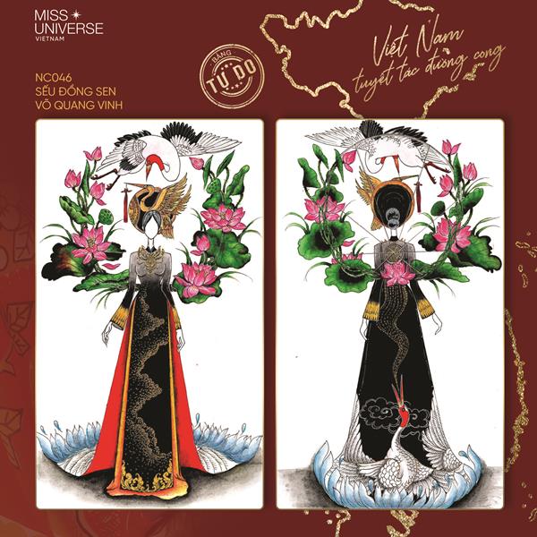 NC 14 Seu Dong Den Công bố Top 16 Bảng Tự Do cuộc thi thiết kế trang phục dân tộc tại Miss Universe 2020