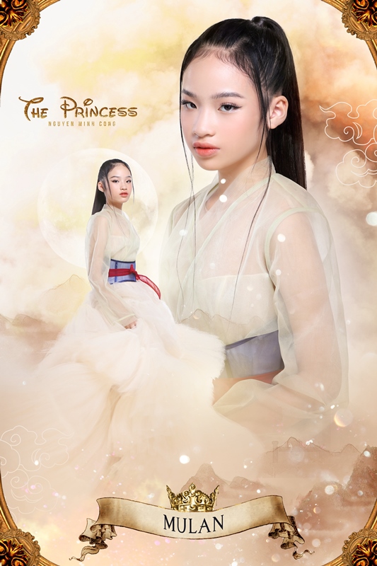 0 Mulan6 Vũ trụ cổ tích The Princess của NTK Nguyễn Minh Công hé lộ thêm 5 nàng công chúa