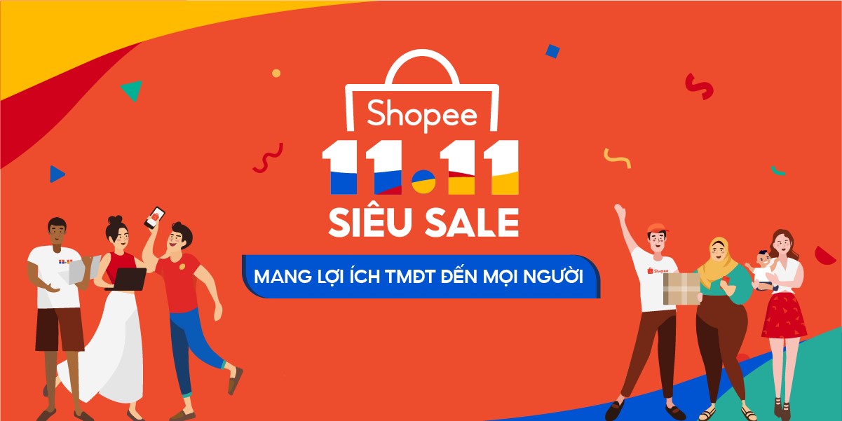 Shopee Live shopee shopee ví airpay shopee 11.11 Siêu Sale Shopee khởi động sự kiện 11.11 Siêu Sale mang lợi ích TMĐT đến tất cả người dùng